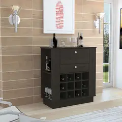 RTA MUEBLES - Mueble bar new york 1 wengue/negro blw 2330