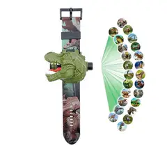 DAYOSHOP - Reloj Niño Proyector Luz Digital Dinosaurio Tiranosaurio Rex..