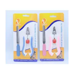 AFM - Kit Corta uñas con lima para mascotas perro gato