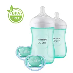 AVENT - Set De Teteros Natural 9 Onz Anticolico + Set Mamilas
