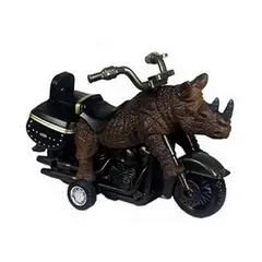DAYOSHOP - Moto Motocicleta Harley Arrastre Juguetes Niños Rinoceronte