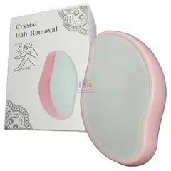 GENERICO - Depiladora Corporal Piedra Afeitadora Cristal Manual Piel Suave Rosa