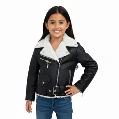 SACATE - Chaqueta para niño en cuero tex - Ovejera