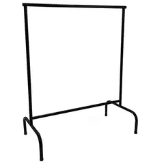 GENERICO - Burro exhibidor de ropa 100 X 120 negro