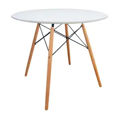 BOXBIT - Mesa DKR Tipo Eames Tapa de Madera