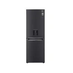 LG - Nevera No Frost Congelador Inferior 305 Litros Negro GB33WPTAMCCCLM