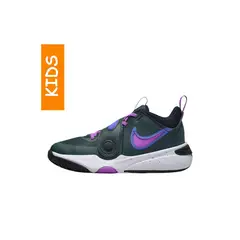 NIKE - TENIS NIÑO TEAM HUSTLE D 11 GS VERDE ROSA