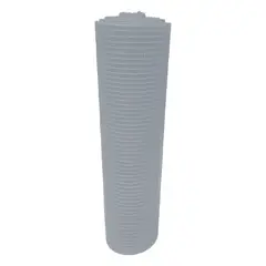 GENERICO - Malla Plástica Multiusos Reja 20mmX20mm H1mt Rollo 30mt Blanca