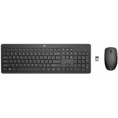 HP - Combo inalámbrico teclado+mouse negro