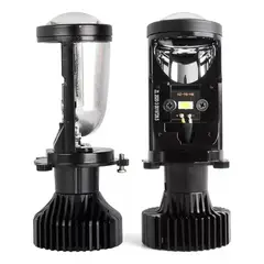 SHEN HUANG - Par Bombillos Led Proyector Lupa Carro Moto 20.000 Lm Alta G