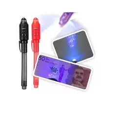 AFM - Set X3 Lapiceros Mágicos Con Tinta Invisible Y Luz Led Uv