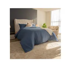AMARE HOME - Duvet cover Cobalto King- Colección Pastello Color Azul