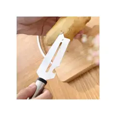 AFM - Cuchillo 4 En 1 Pelador Multifuncional Frutas Y Verduras X 3