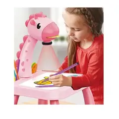 AFM - Mesa De Dibujo Para Niños Con Proyector + 12 Lápiz De Color