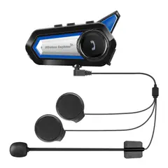 GENERICO - Auricular Bluetooth 5.0 Motociclistas Bateria Larga Duracion