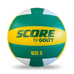 GOLTY - Balón Voleibol Score By Laminado No.5-Blanco/Verde