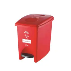 ESTRA - Caneca Pedal 10 Litros Rojo Marcada