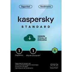 KASPERSKY - Antivirus Standard 1 Dispositivo 1 Año - Digital