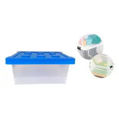 GENERICO - Caja Canasta Almacenamiento Cesta Plástica Organizadora 57L