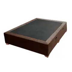 MAGIC CLASS - BASE CAMA BAÚL HIDRÁULICA 140X190 ECOCUERO CAFÉ