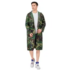 GENERICO - Capa Camuflada Militar Impermeable Capucha Lluvia Senderismo
