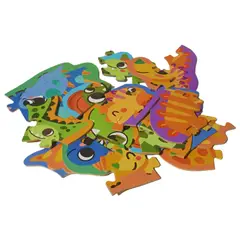 GENERICO - Super Caja Rompecabezas De Dinosaurios X6 Puzzles Para Niños