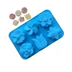 AFM - Molde Silicon Jardín Para Cupcakes Jabones Velas Gelatinas