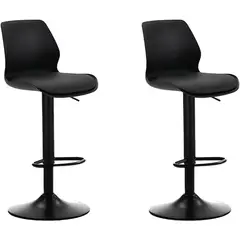 MOBLIHOUSE - Set X2 Silla Bar Con Altura Ajustable Y Rotación Diseño Ergonómico