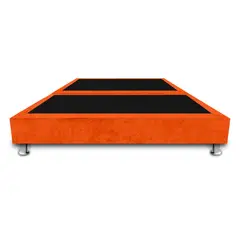 MAGIC CLASS - BASE CAMA SOMMIER DIVIDIDA 120x190 MICROFIBRA NARANJA
