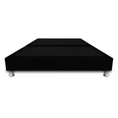 MAGIC CLASS - BASE CAMA SOMMIER DIVIDIDA 140x190 ECOCUERO NEGRO