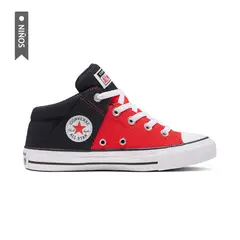 CONVERSE - Tenis Chuck Taylor All Star Axel Niños-Negro/Rojo