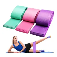 GENERICO - Kit 3 Bandas Elasticas En Tela Cerradas + Bolsa