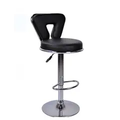 MOBLIHOUSE - Silla Barra Espaldar En U Negra