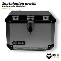 KOJU - Maletero en aluminio para moto-37L tono ALUMINIO marca