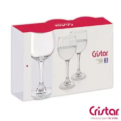 CRISTAR - Set X3 Unidades Copa Premier Agua 4440CL3
