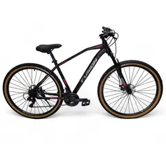FUSION - Bicicleta Kosmos Rin 29 acero 24 vel Negro/Rojo