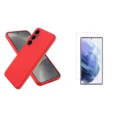 GENERICO - Silicone Case Para Samsung S24 Plus mas Vidrio