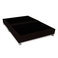 MAGIC CLASS - BASE CAMA SOMMIER DIVIDIDA 160x190 ECOCUERO CAFÉ