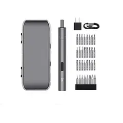 GENERICO - Mini Destornillador Electrico 27 Piezas Portatil Recargable