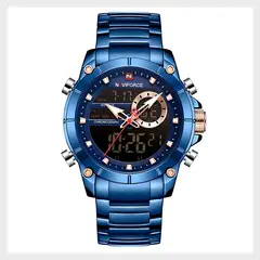 NAVIFORCE - Reloj de Caballero Doble Hora Original Resistente agua