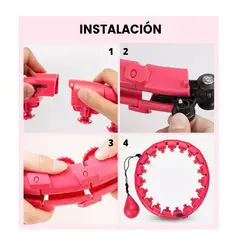 GENERICO - Aro Hula Hoop Ajustable Perdida Peso Ejercicio