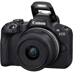 CANON - EOS R50 Mirrorless con lente 18-45mm Memoria 64Gb de 100Mbs Bolso