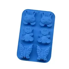 AFM - Molde Silicona mascotas Jabón Velas Postres Chocolate