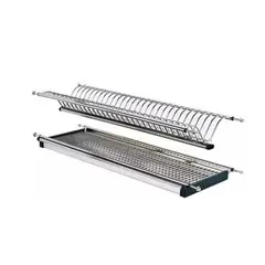 GENERICO - Locero Platero Escurridor Platos 100 Acero Inoxidable 70cm