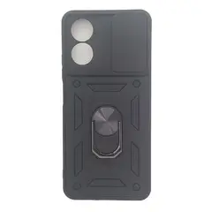 GENERICO - Forro Protector Funda Antishock Para Oppo A17 NEGRO
