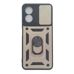 GENERICO - Forro Protector Funda Antishock Para Oppo A17 Dorado