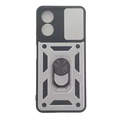 GENERICO - Forro Protector Funda Antishock Para Oppo A17 PLATEADO