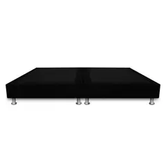 MAGIC CLASS - BASE CAMA SOMMIER DIVIDIDA 160x190 MICROFIBRA NEGRO