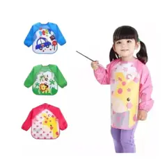 AFM - Babero Delantal De Manga Larga Impermeable bebes y niños