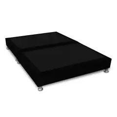 MAGIC CLASS - BASE CAMA SOMMIER DIVIDIDA 200x200 ECOCUERO NEGRO